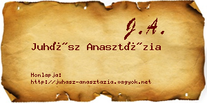 Juhász Anasztázia névjegykártya